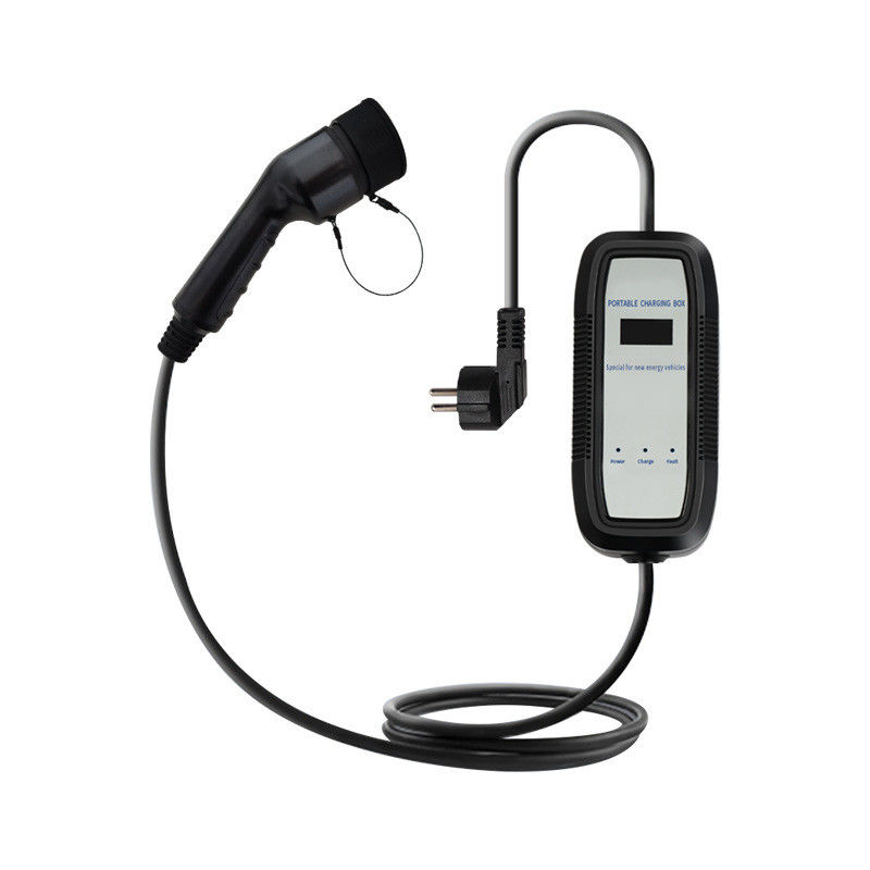 Standar Eropa 16A 32A Single Gun Portable AC EV Charger Type 2 ODM OEM