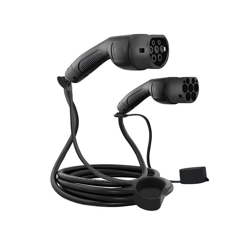 Standar Eropa 16A 32A Double Guns EV AC Charging Cable Type 2