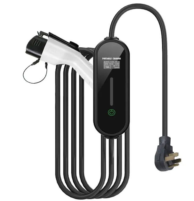 Pengisi Daya AC Tipe 1 Kabel 5 Meter Untuk Arus Yang Dapat Disesuaikan Ev