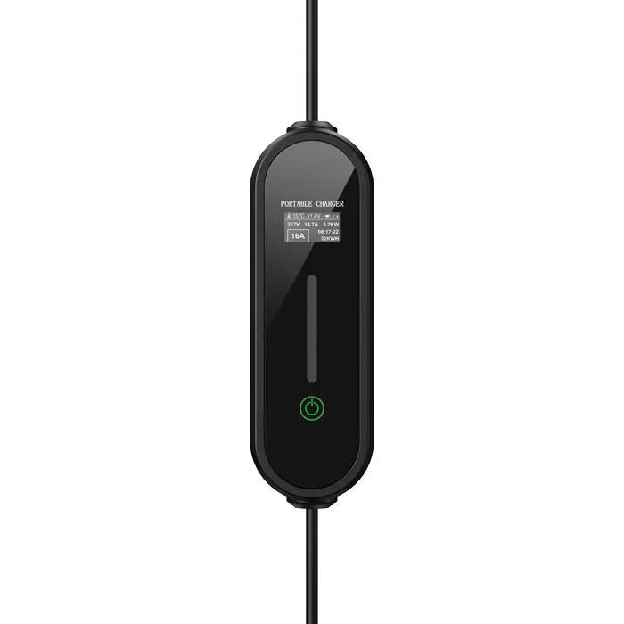 Pengisi Daya AC Tipe 1 Kabel 5 Meter Untuk Arus Yang Dapat Disesuaikan Ev