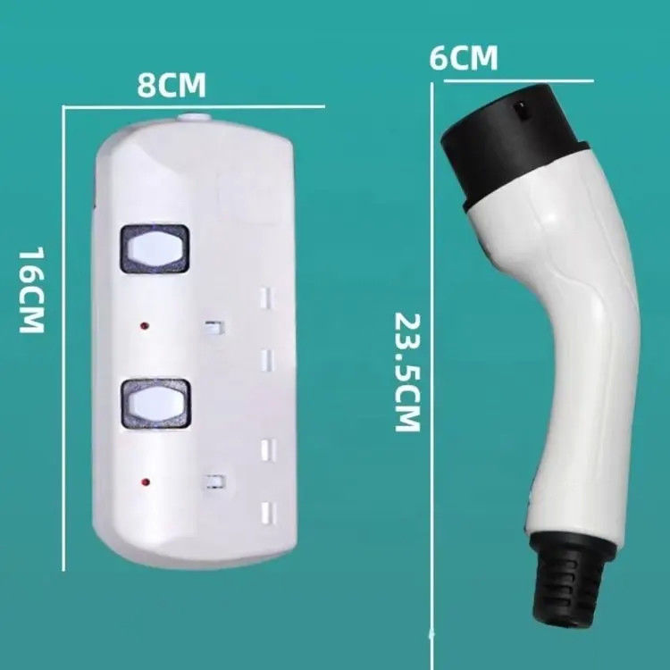European Standard Type 2 Camping 16A Electric Car Discharge EV Charging Gun Untuk V2L
