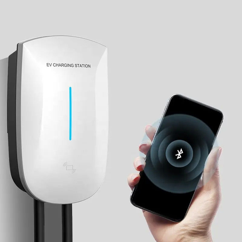 32A AC Column Mounted Three Phase EV Charging Station Type 2 (Stasiun Pengisian EV Tipe 2)