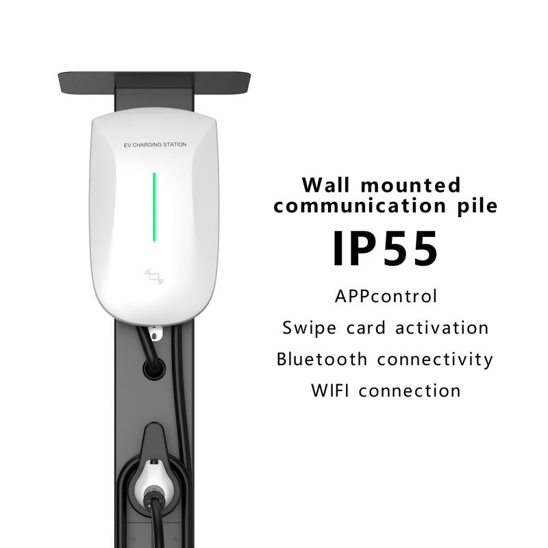 32A AC Column Mounted Three Phase EV Charging Station Type 2 (Stasiun Pengisian EV Tipe 2)