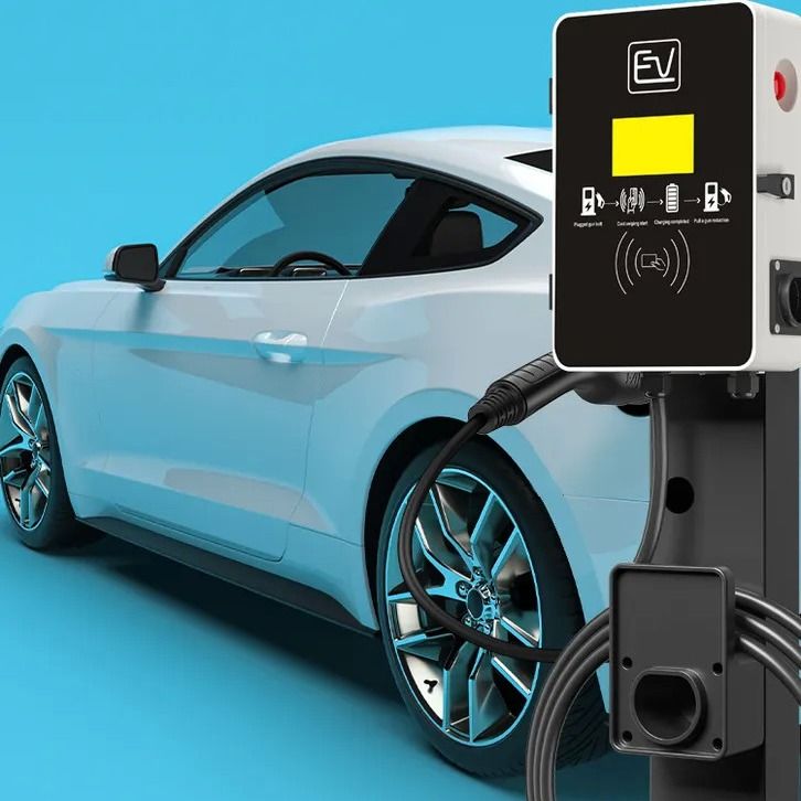 Pengisi Daya Mobil Tipe 2 Rumah Tiga Fase 22kw yang Dipasang di Dinding OEM ODM
