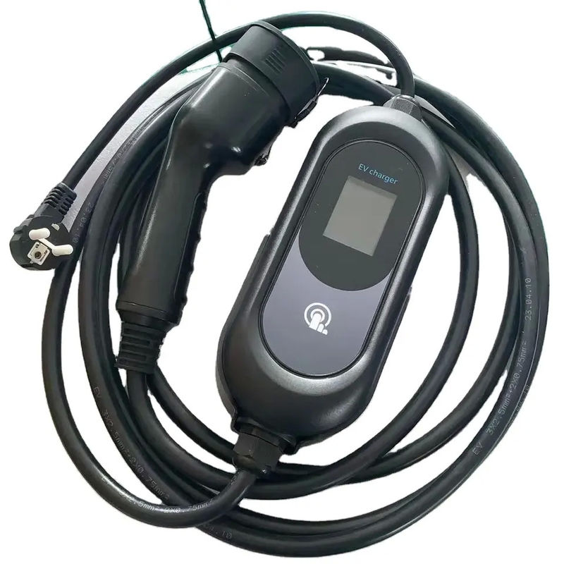 Karbon Steel Type 2 Portable EV Charging Station Over Load Protection (Stasiun Pengisian EV Portable Diatas Beban)
