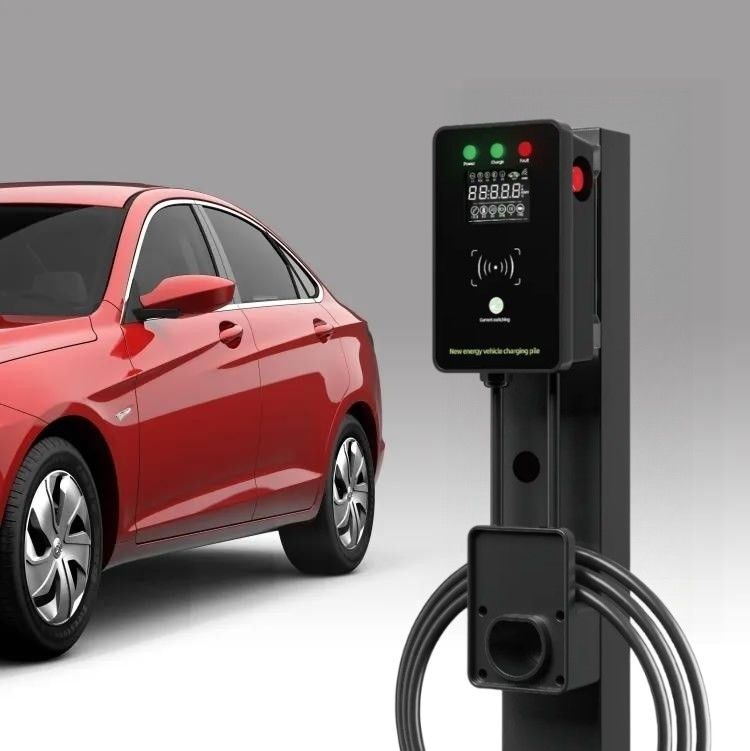 Perlindungan Overcurrent Tipe 1 EV Wall Box Charger AC220V Setelan Untuk Tesla Audi BMW