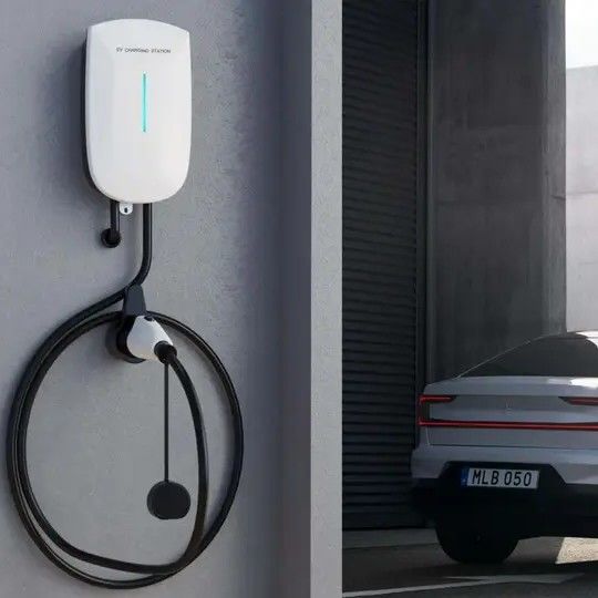 App Control Box 22 Kilowatt Wall Mounted EV Charging Station Untuk Penggunaan Rumah