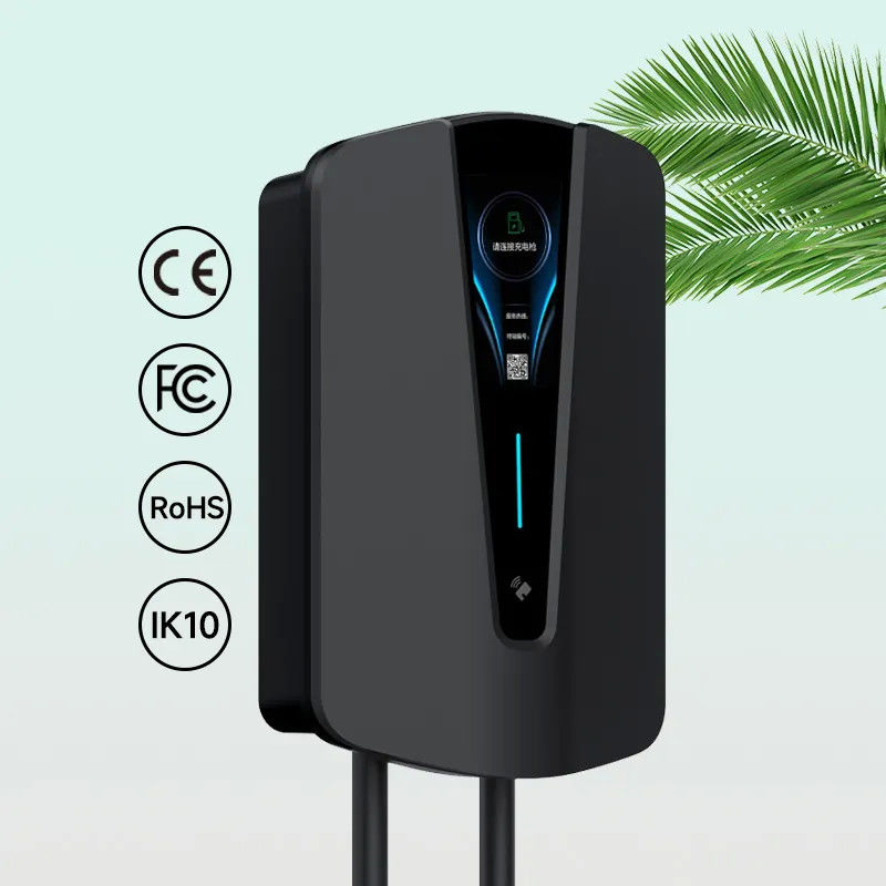 App Control Swipe Card 32A 48A Fireproof PC Home Smart Wall EV Charger Standar Amerika