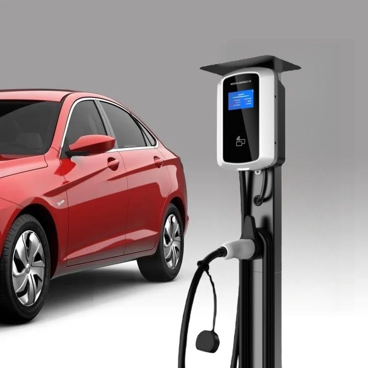 Versi Aplikasi AC 22 Kilowatt Stasiun Pengisian EV Cepat Dinding OEM EV Charger
