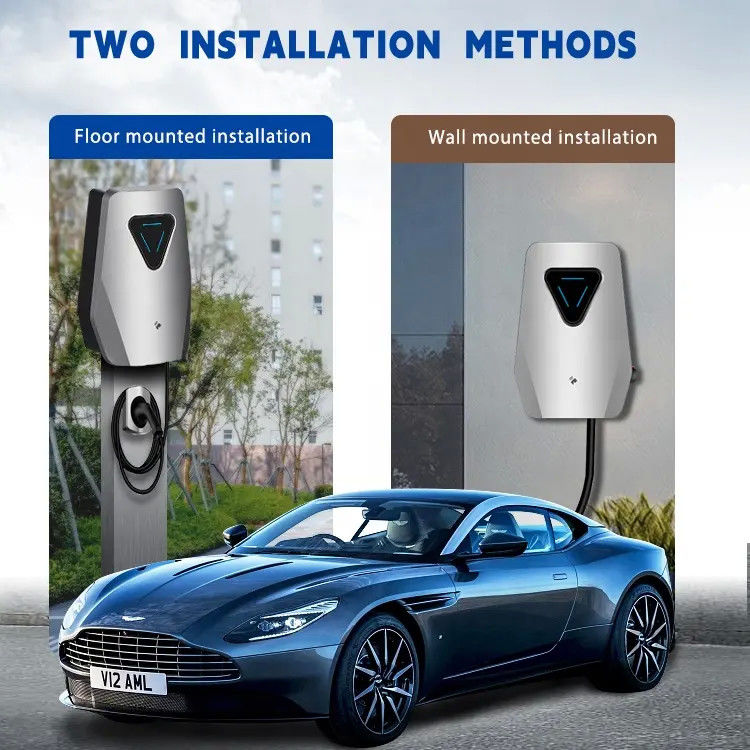 Smart Home Fast Charging 1 Phase Wall EV Charger Tipe 2 Perlindungan Overvoltage