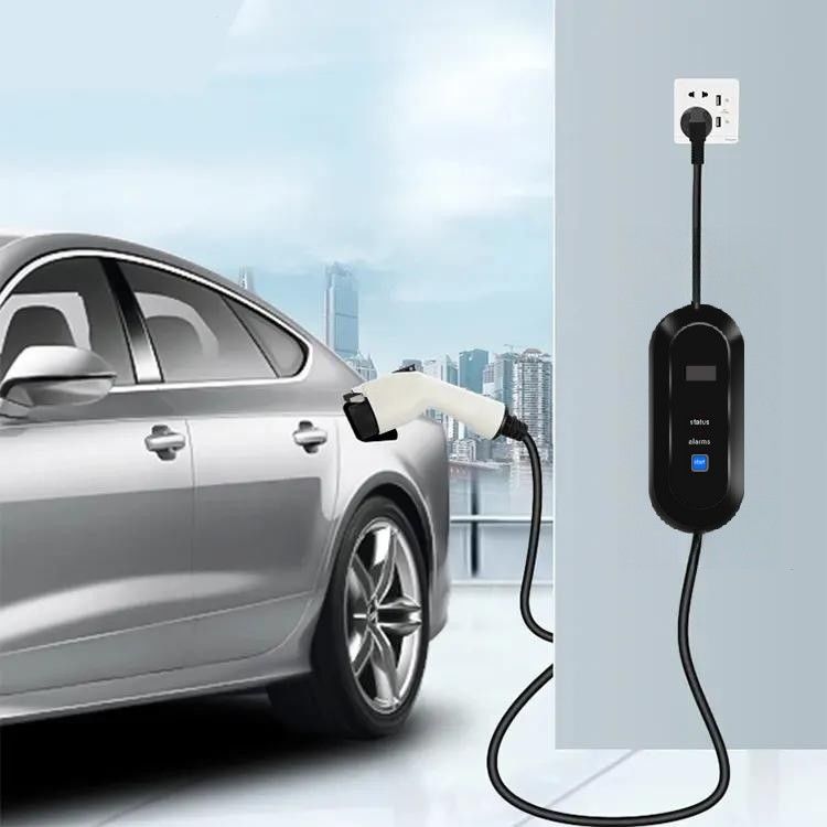 ODM OEM 220V Type 2 Portable AC EV Charger Perlindungan Kebocoran