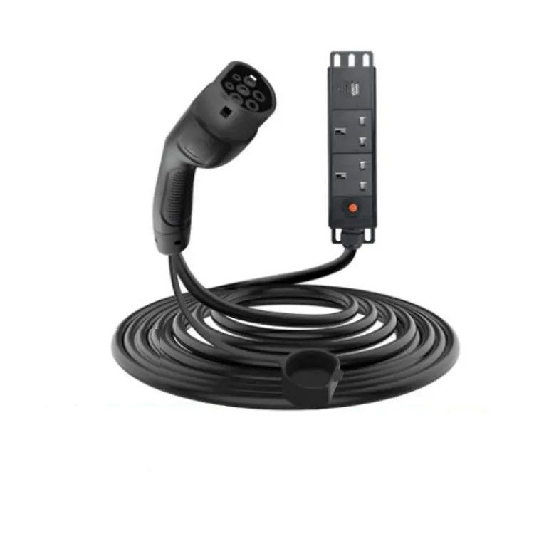 5 Meter EV Pengisian Kabel 250V EV Pengisian Pistol Pengisian Pistol Untuk Camping