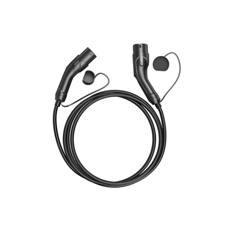 Double Head Type 2 32A AC Charging Cable Over Current Protection (Kabel pengisian AC 32A tipe 2 dengan kepala ganda)