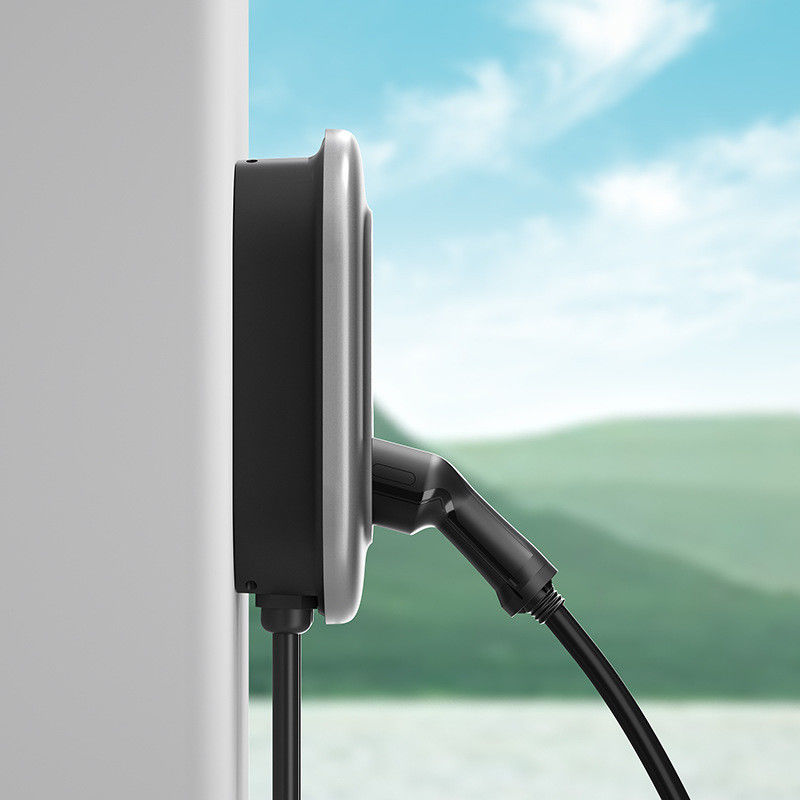 Kartu Swiping Tipe 2 EV 22kw Pengisi daya Rumah Dengan Indikator LED