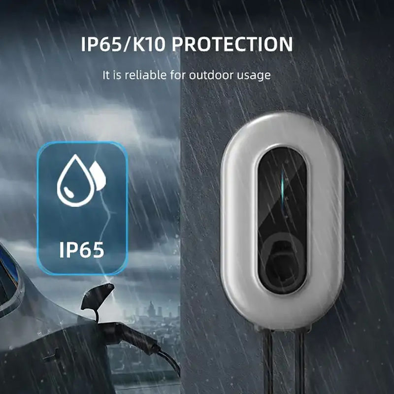 Aplikasi Seluler Kartu RFID Standar Eropa Tipe 2 EV Charger Home Charging Box