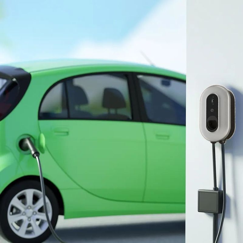 Perlindungan Kelebihan Pengisi Daya AC 220V Tipe 2 EV Single Gun Standar Eropa