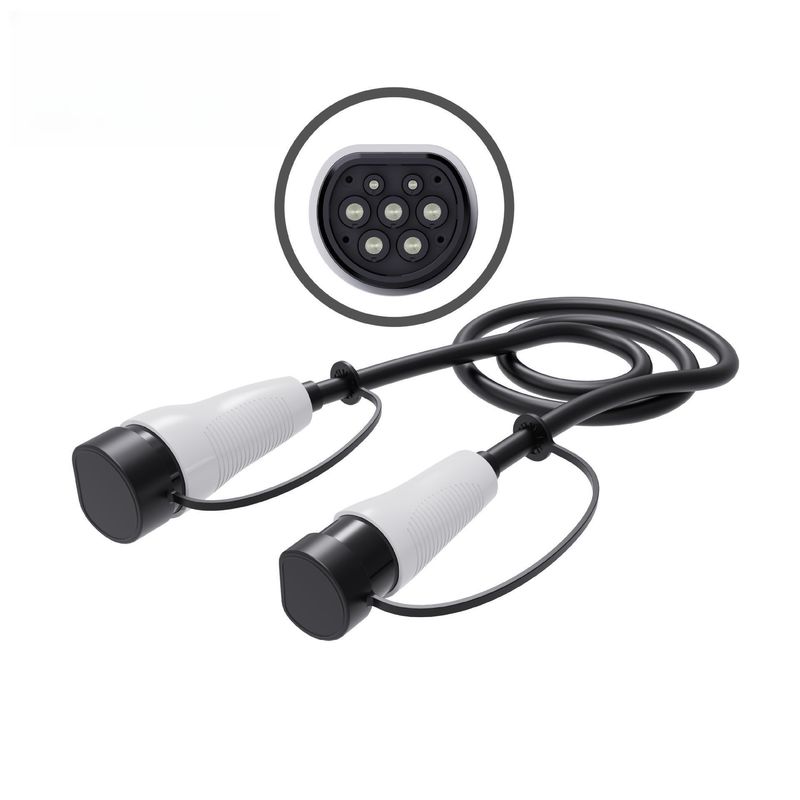 3 Phases Double Guns 22kw Type 2 Charging Cable Portable Electric Vehicle Charger