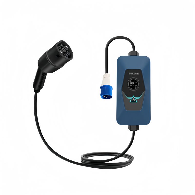 Standar Eropa 16A App Control Portable AC EV Charger Untuk Sebagian Besar Mobil EV