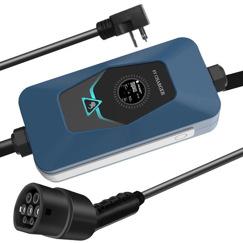 Standar Eropa 16A App Control Portable AC EV Charger Untuk Sebagian Besar Mobil EV
