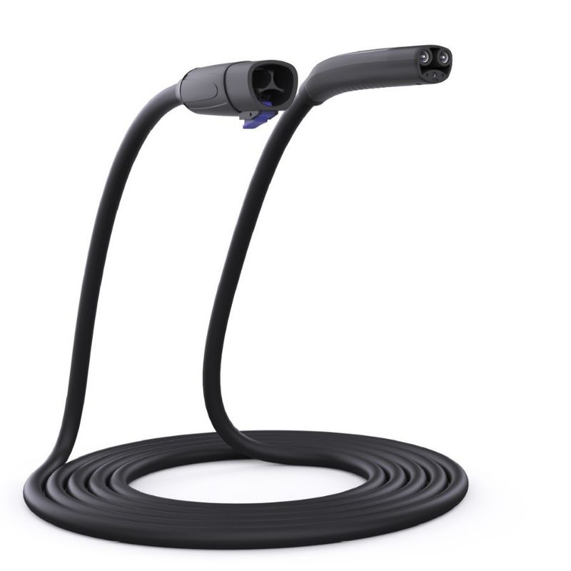 Tesla Level 2 16A 32A Kabel Ekstensi Pengisian EV NACS AC EV Plug dengan laporan UL